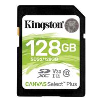 Карта пам'яті Kingston Canvas Select Plus SDXC 128GB C10 UHS-I U3 V30 R100MB/s