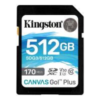 Карта пам'яті Kingston Canvas Go! Plus SDXC 512GB C10 UHS-I U3 V30 R170/W90MB/s