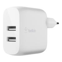 Мережеве ЗУ Belkin Home Charger 24W DUAL USB 2.4A, USB-C 1m, white