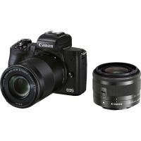 Фотокамера Canon EOS M50 Mark II kit 15-45, 55-200 Black