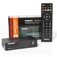 TV Tuner Romsat T8008HD, DVB-T2, пульт ДК