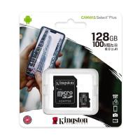 Карта пам'яті Kingston Canvas Select Plus microSDXC 128GB UHS-I U1 V10 A1 R100MB/s + SD-адаптер