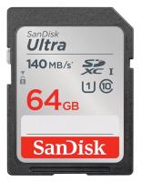 Карта пам'яті SanDisk Ultra SDXC 64GB C10 UHS-I R140MB/s