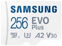 Карта пам'яті Samsung microSDXC Evo Plus 256GB U3 A2 V30 R130MB/s + SD-адаптер