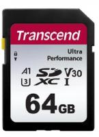 Карта пам'яті Transcend SDXC 64GB C10 UHS-I U3 V30 R160/W50 MB/s