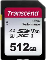 Карта пам'яті Transcend SDXC 512GB C10 UHS-I U3 V30 A2 R160/W90 MB/s